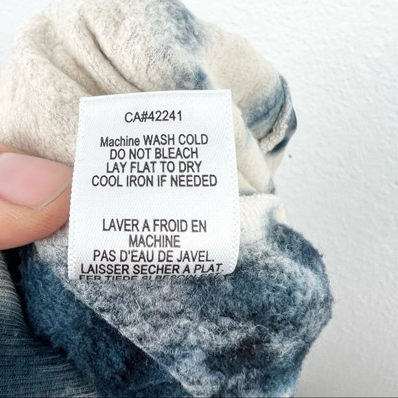 YOUNG FABULOUS AND BROKE Blue Safari Wash Tie Dye Jogger Sweatpants, Size Small - Picture 8 of 9